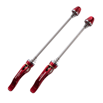 WOOdman Mtb titanium Quick Release Skewer 100/135 Red